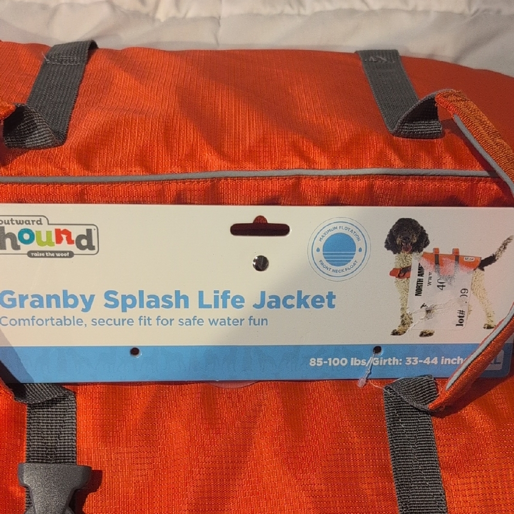 Outward Hound Orange Dog Life Jacket
